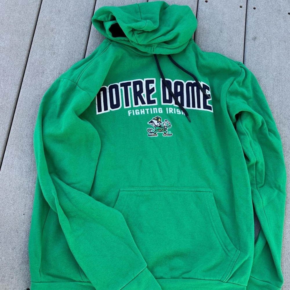 Unisex, Notre Dame Fighting Irish Green Hoodie